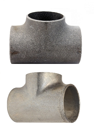 Тройник сварной переходной ТС-588.000-006 d100х50