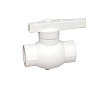 Кран шаровый PP-R ВР d.25х3/4", белый