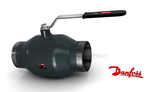 Кран шаровой стальной JIP Standart Ду 15 Ру16 под приварку Danfoss 065N9600