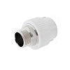 Муфта PP-R комбинированная НР d.20х3/4" мм, белая