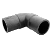 Отвод (ПНД) ПЭ SDR11/SDR17 Дн 125х90гр. напорный литой (спигот) удлиненный
