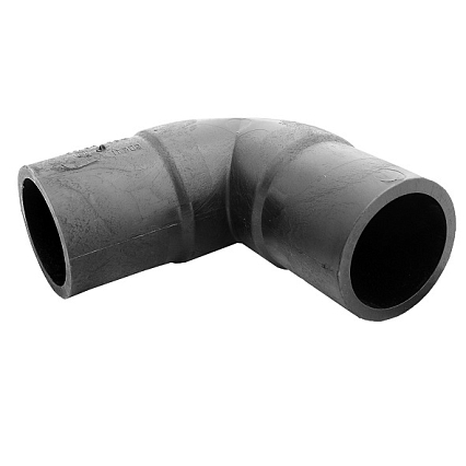 Отвод (ПНД) ПЭ SDR11/SDR17 Дн 125х90гр. напорный литой (спигот) удлиненный