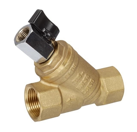 Фильтр латунный сетчатый Y-образный  FVR-D со сливным краном Ду 50 Ру25 ВР Danfoss 065B8246